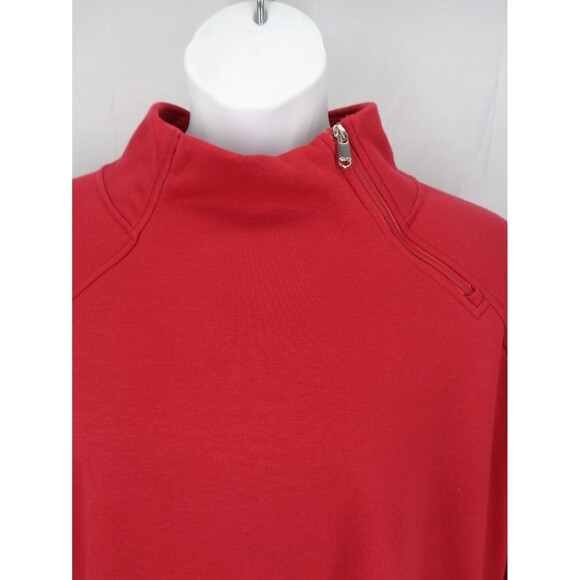 Athleta Red Cozy Karma Sweatshirt Dress Plus Size 2X New - Picture 6 of 15